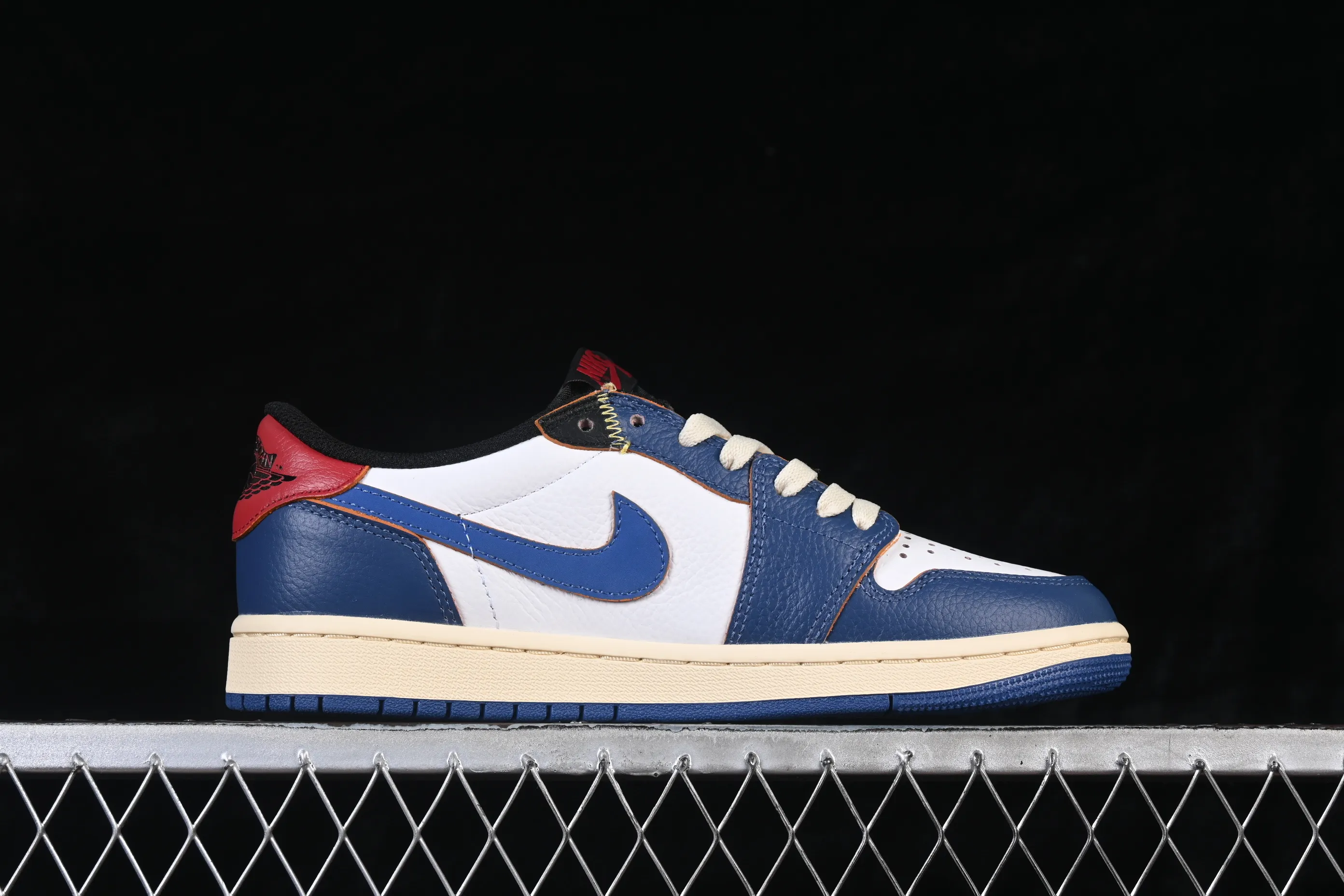 All categories Air Jordan Jordan series basketball shoes Air Jordan 1 Low Fragment Design x Union x Air Jordan 1 Hi Joe 1 Fujiwara Hirota Lightning low-top cultural casual sneakers HQ6998-146